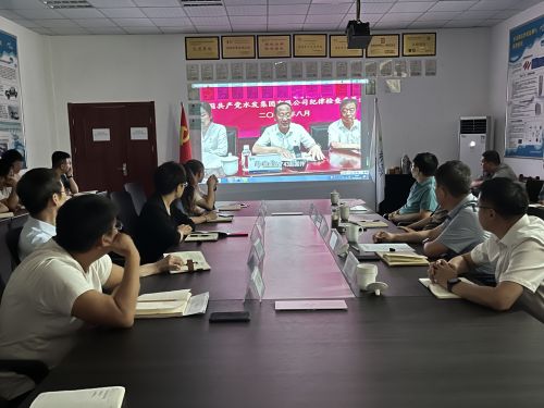 【河海水文】水發(fā)水控集團(tuán)黨委委員、紀(jì)委書記王高升到河海公司全面從嚴(yán)治黨、黨風(fēng)廉政建設(shè)專題調(diào)研 (1).jpg